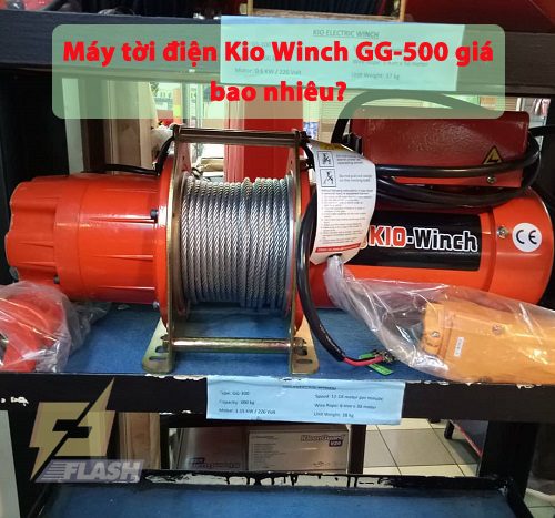 Máy tời điện Kio Winch GG-500 giá bao nhiêu